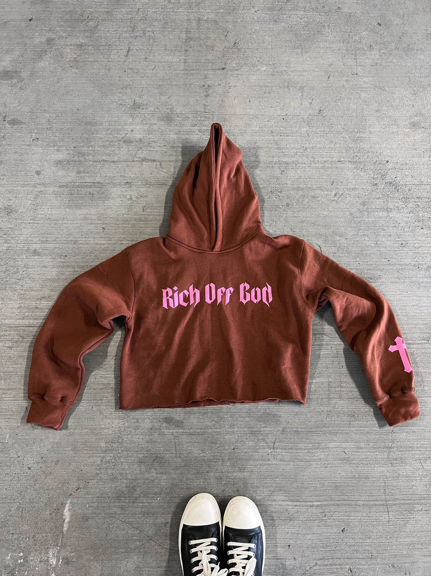 Rich Off God Hoodie - Chocolate Strawberry