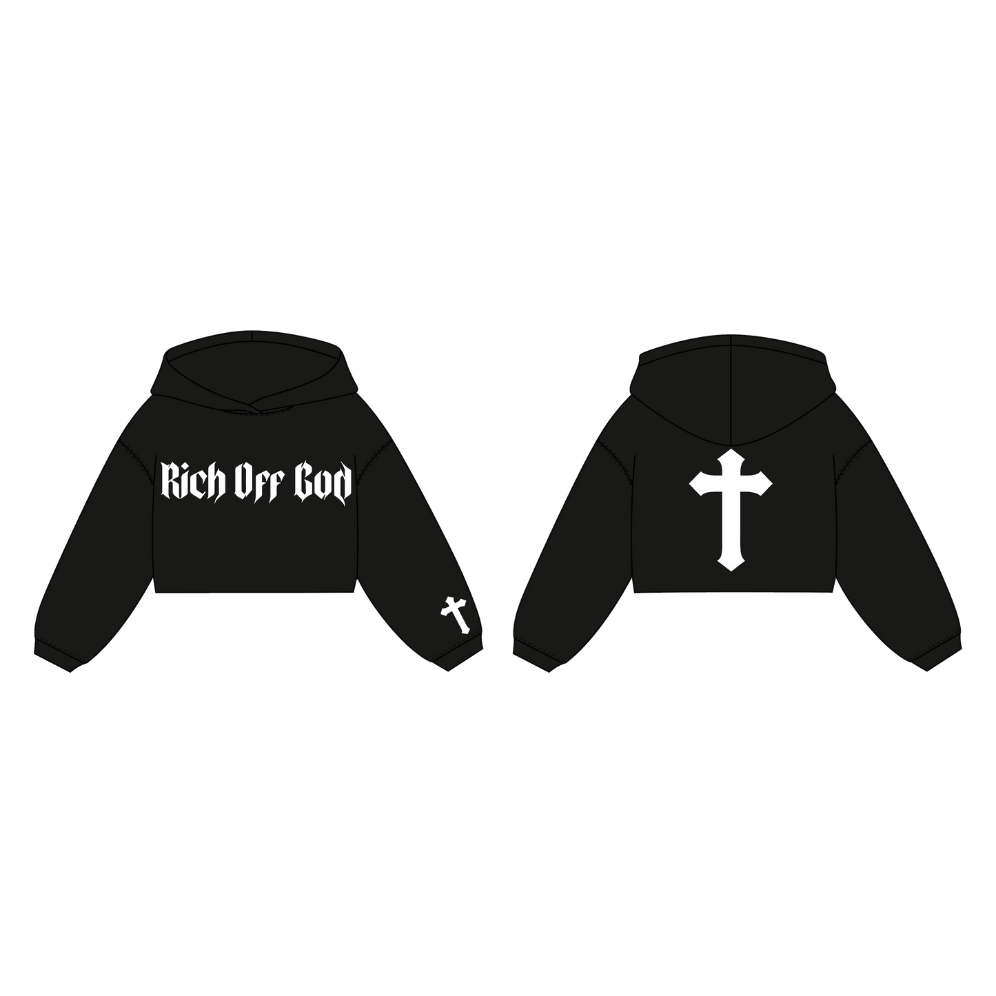 Rich Off God Hoodie - Midnight