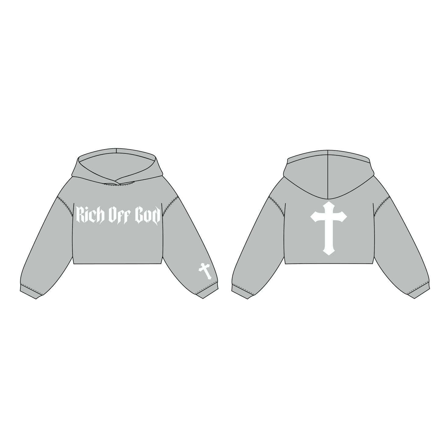 Rich Off God Hoodie - Smoke